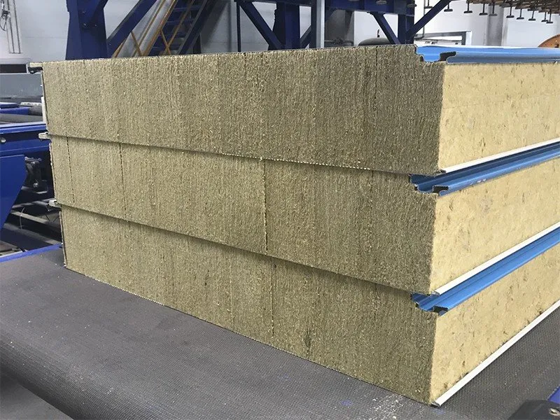 Fire Resistance Rock Wool Mineral Wool Sandwich Panel